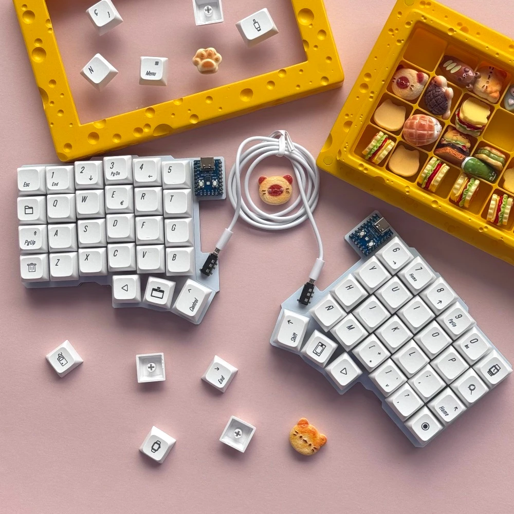 

Bluetooth-клавиатура Silakka54, экран Nice View, проводная/беспроводная игровая клавиатура с возможностью горячей замены, испанская корейская клавиатура Teclado Accessorise