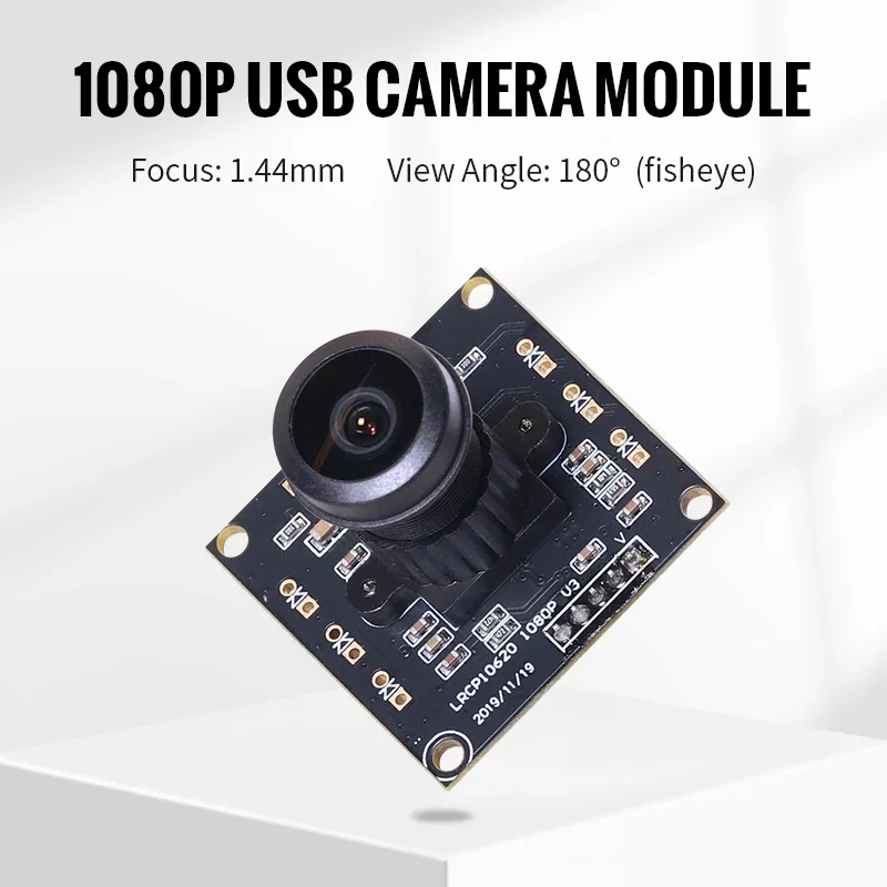 New OV2710 1080P Fisheye Lens Industrial Camera Module 1.44mm 180-degree Full HD CMOS 30fps Mini USB