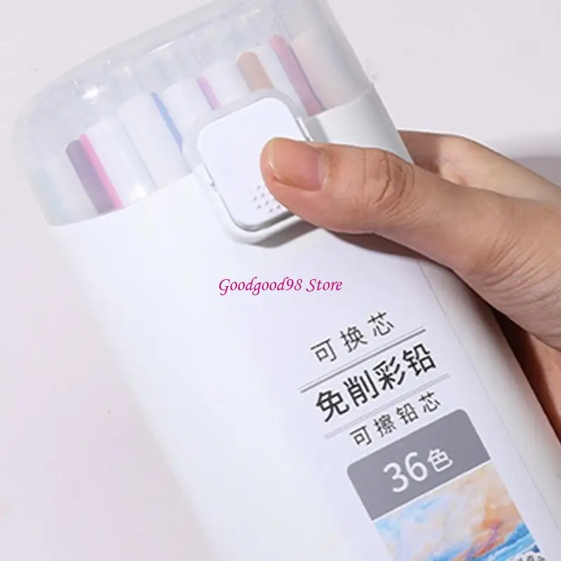 Erasable Colored Pencils Non Sharpening For Kid Art Project 3.0MM Refillable Retractable Colored Pencils for Drawing 
