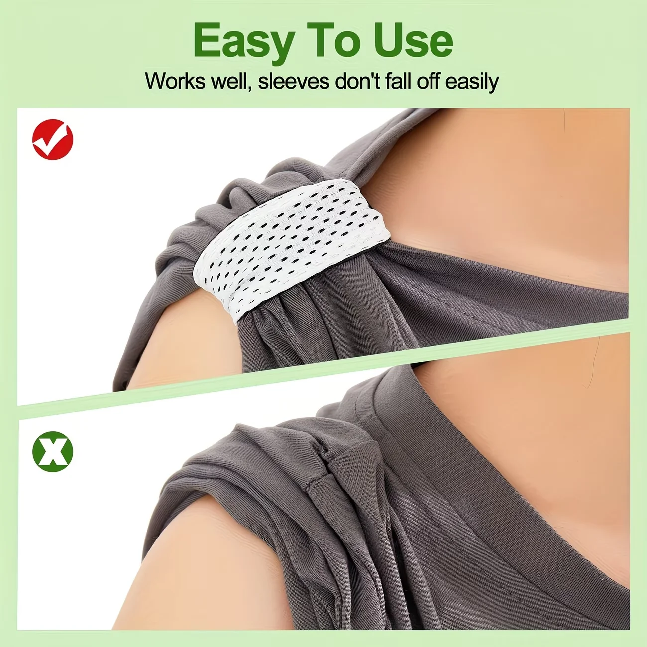 2 PCS Jersey Shoulder Anti-Slip Fixed Straps, Comfortable Non-Slip Shoulder Fixing Bands for Sports Jerseys