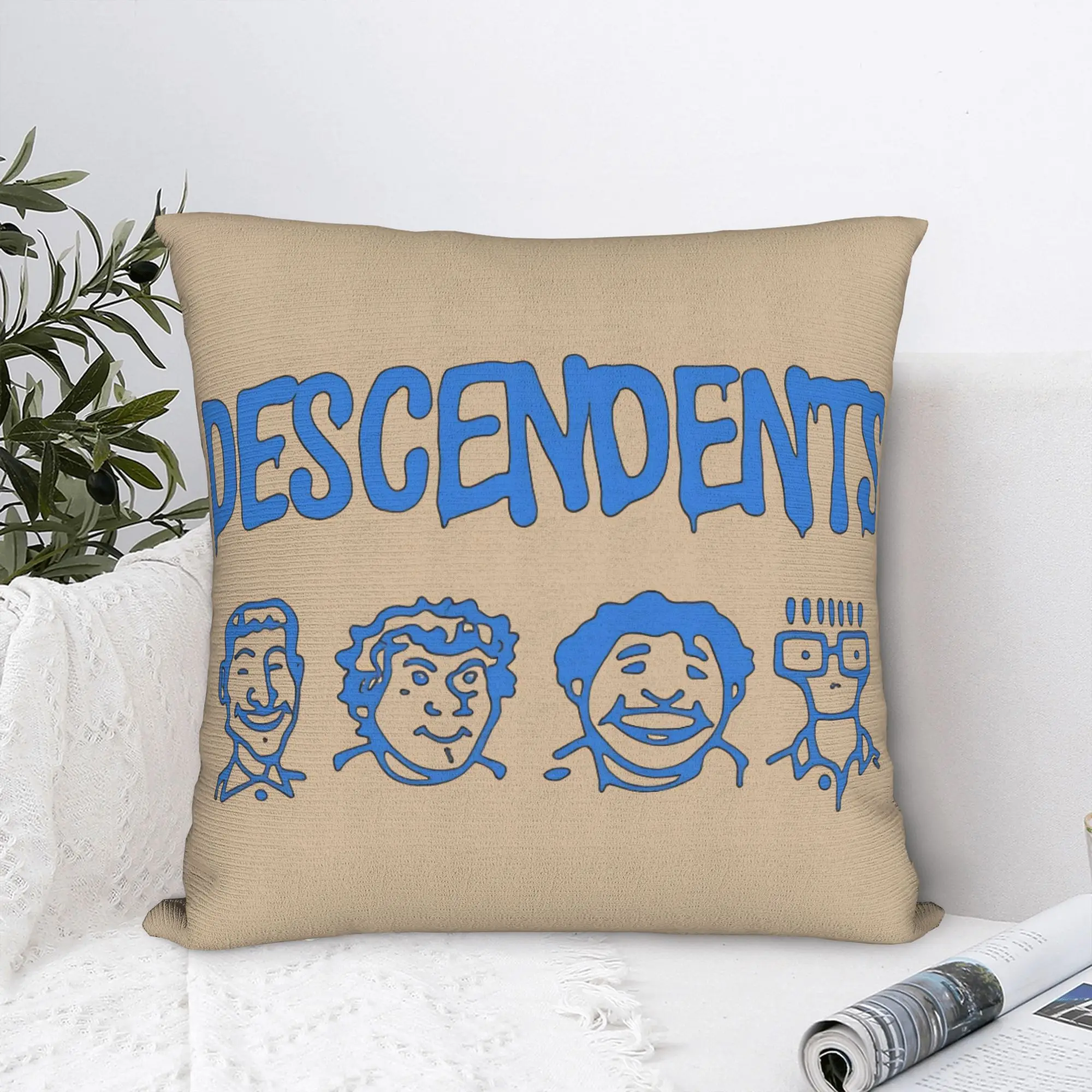 Descendents Milo Goes to College Pillow Case  Comfy Pillow Cover Cute Funny Pillowcases For Living Room Chair