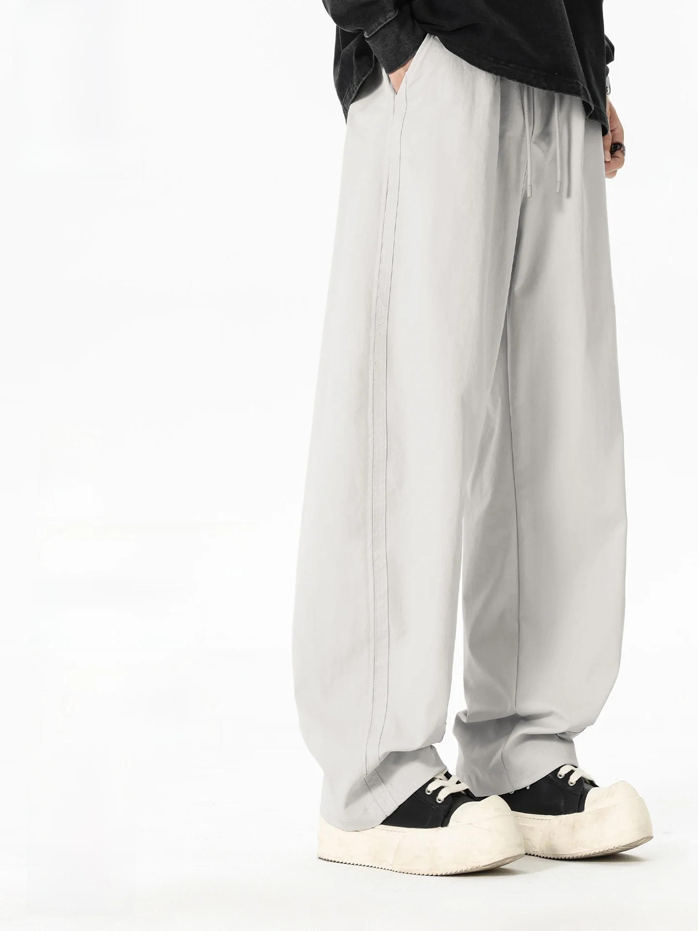 

Мужские повседневные брюки прямого кроя на флисовой подкладке, теплые, в американском стиле, осенне-зимние, из полиэфирного волокна, прямые, однотонные.