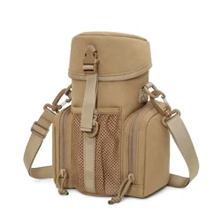 Water Bottle Pouch Molle Shoulder Bag Phone Holder Outdoor Sports Travel Fishing Camping Hiking Hunting Kettle Waist Pack Bags