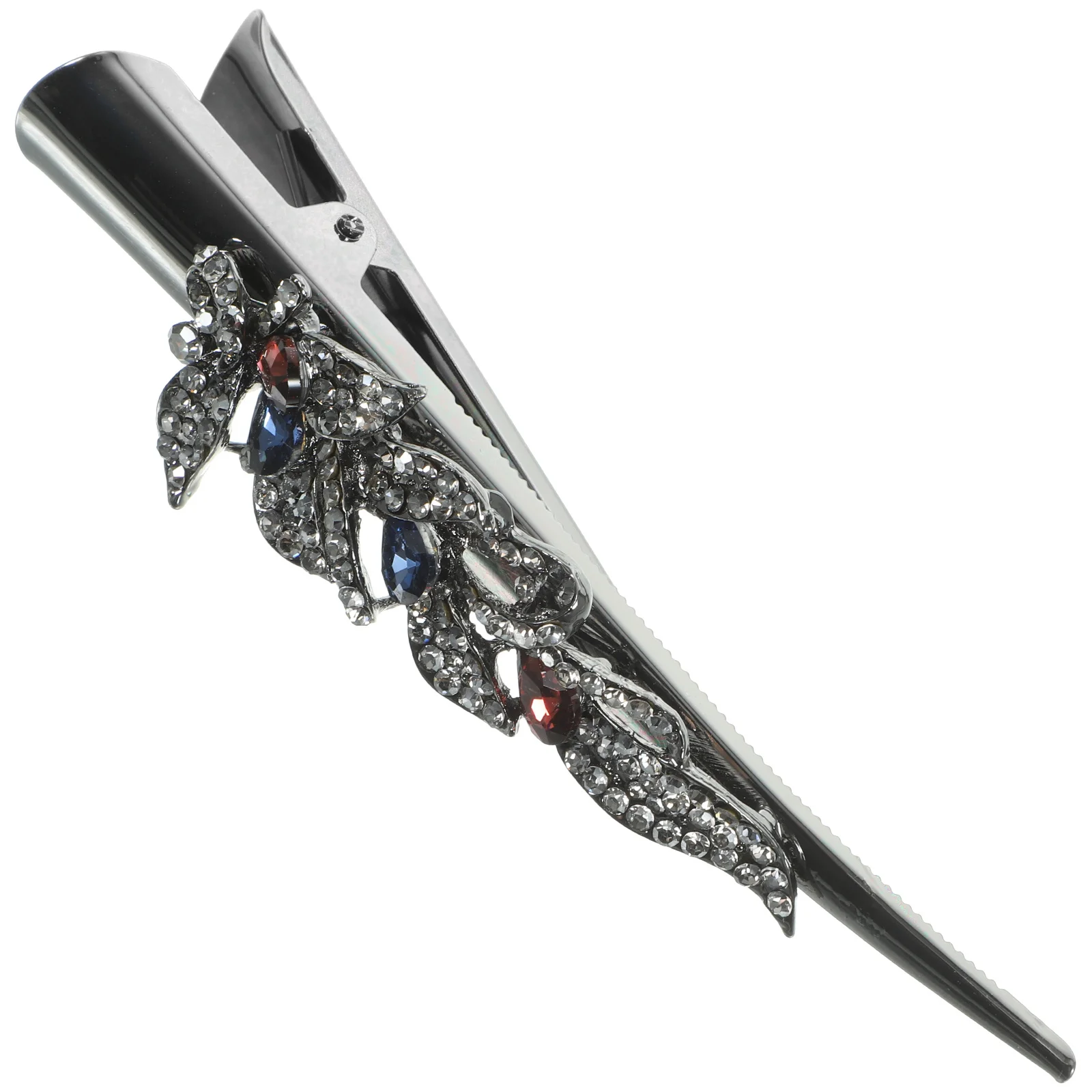 Elegante Kristall-Alligator-Haarspange, glänzende Strass-Haarspange für Frauen, ausgefallene Anlässe, stilvoller Schmuck, Alligator-Haarspange