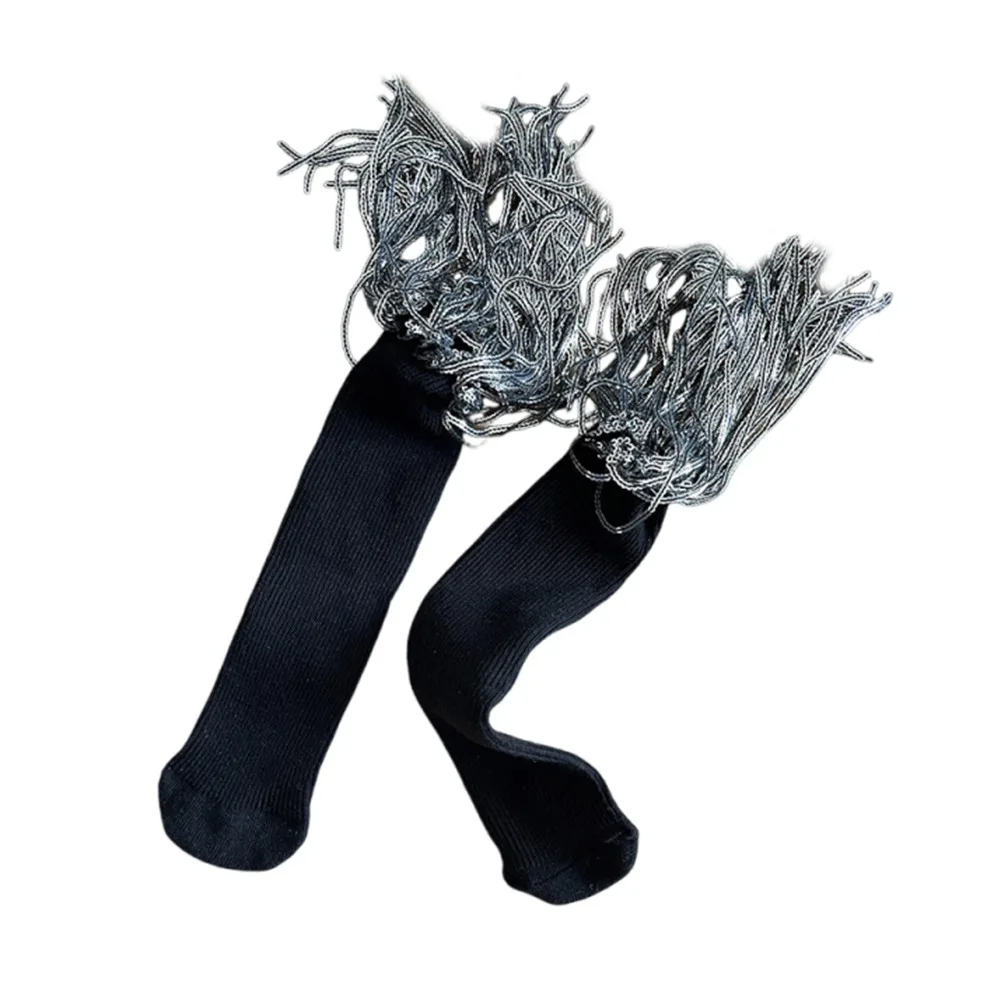 Fashion Sparkling Children's Dance Socks Mid Length Elastic Sequins Socks Cute Breathable Princess Socks Toddlers