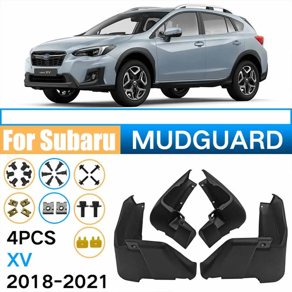 

Mudguard For Subaru XV 2018-2021 Front Rear 4pcs Mudflaps Mudguards Car Accessories Splash Guard Fender