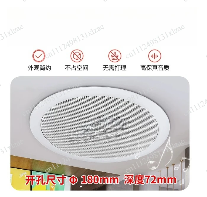 TD202 ceiling speaker ceiling audio store speaker Bluetooth background music system
