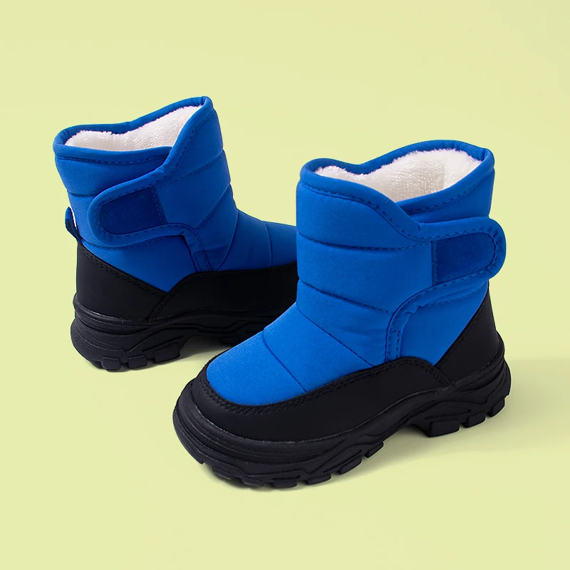 Toddler's Thick-soled Sport Boots Children Winter Popular Waterproof High Quality Warm Casual Snow Boots EWS15