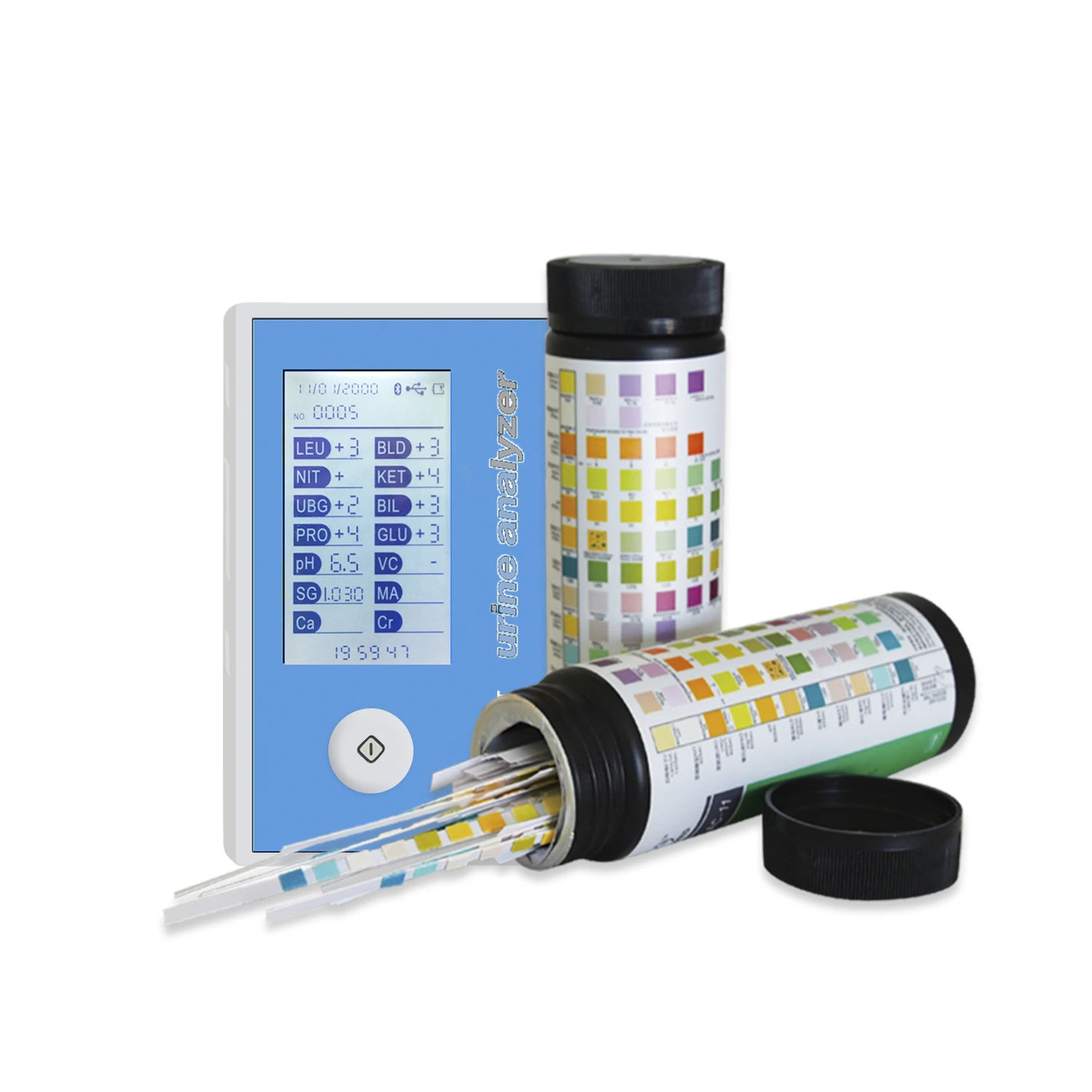 Portable veterinary urine analyzer with Urine test strips