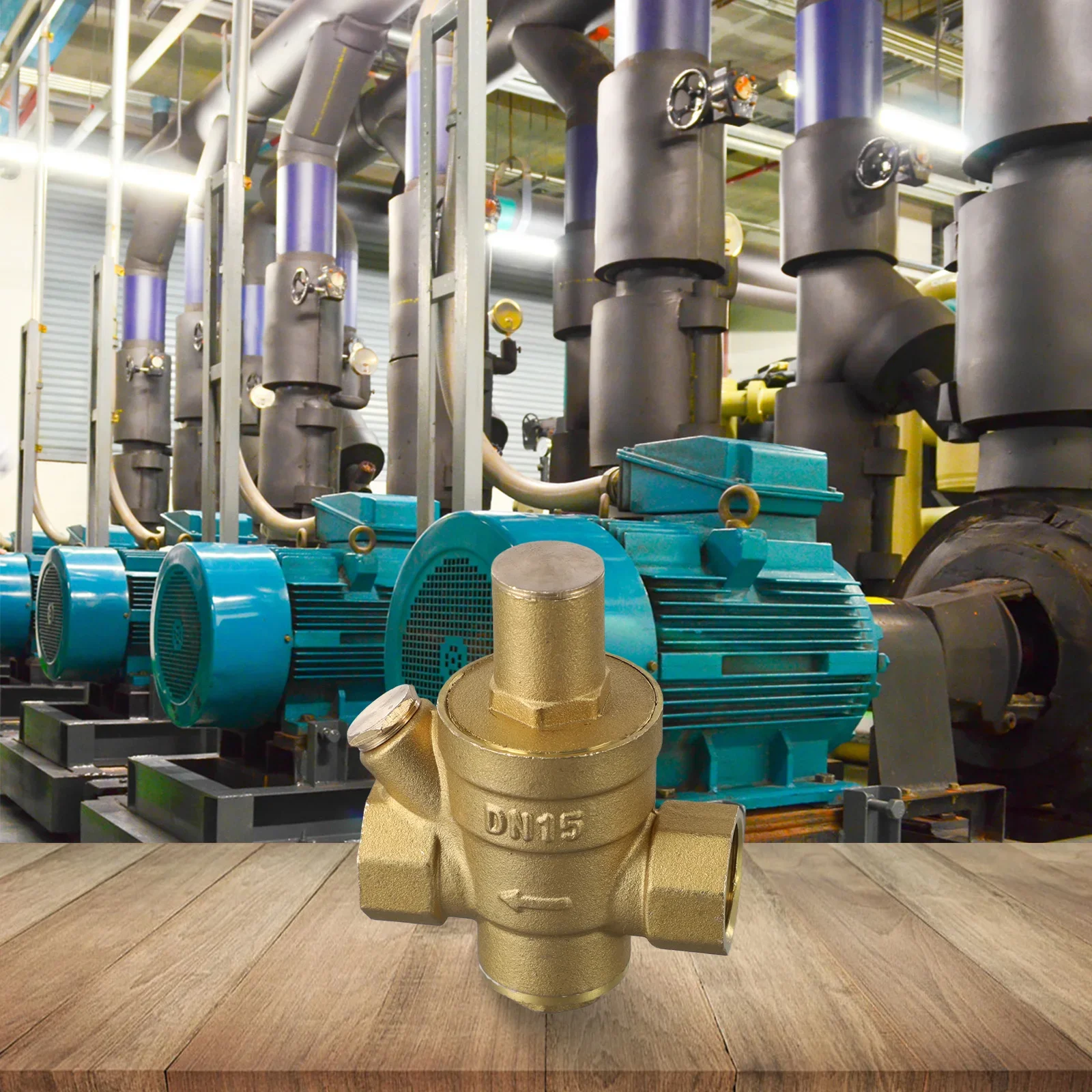 For Plumbing Systems Adjustable Relief Valve Brass Versatile For Water And Oil DN15 Size Long-lasting Performance