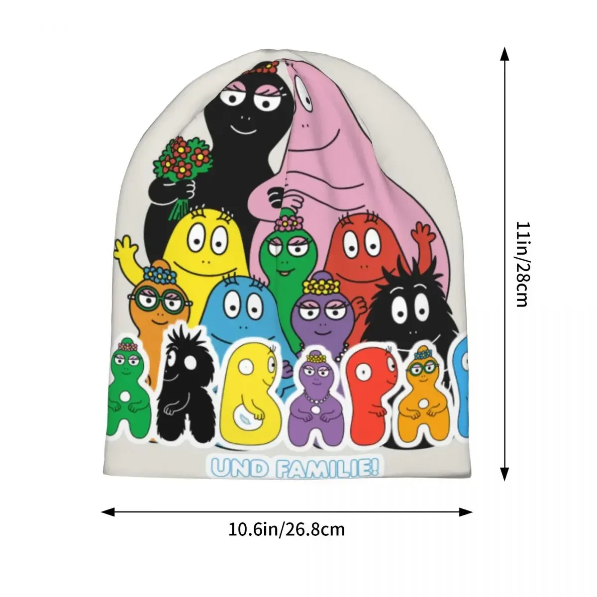 Les Barbapapa Family Unisex Brimless Urinal Hat Knitted Hat for Men and Women Casual Creative