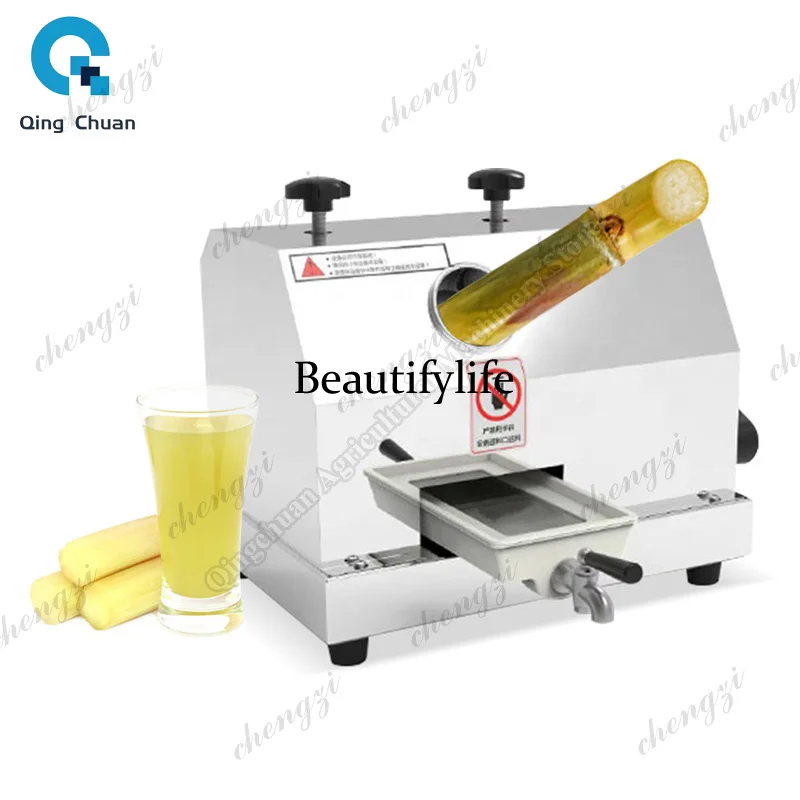 81 Hand Held Sugar Cane Juice Machine Desktop Cane-juice Squeezer Stainless Steel Cane Crusher Manual Sugarcane Juicer