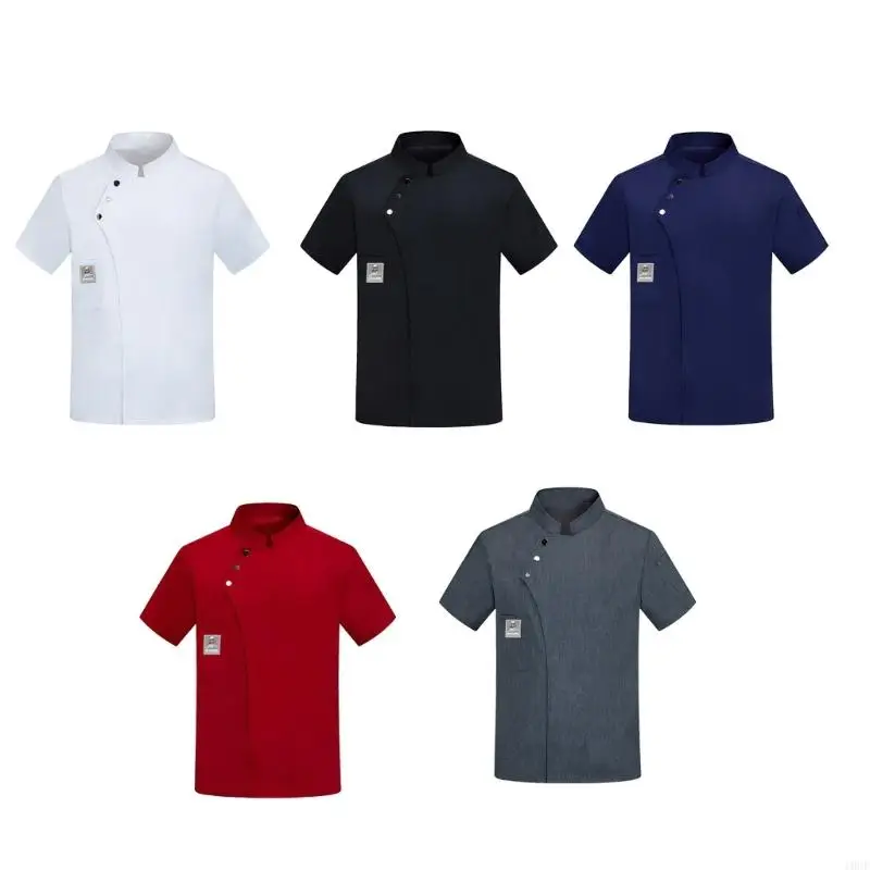 

Breathable Restaurant Uniform Chefs Coat Lightweight Design Multiple Sizes