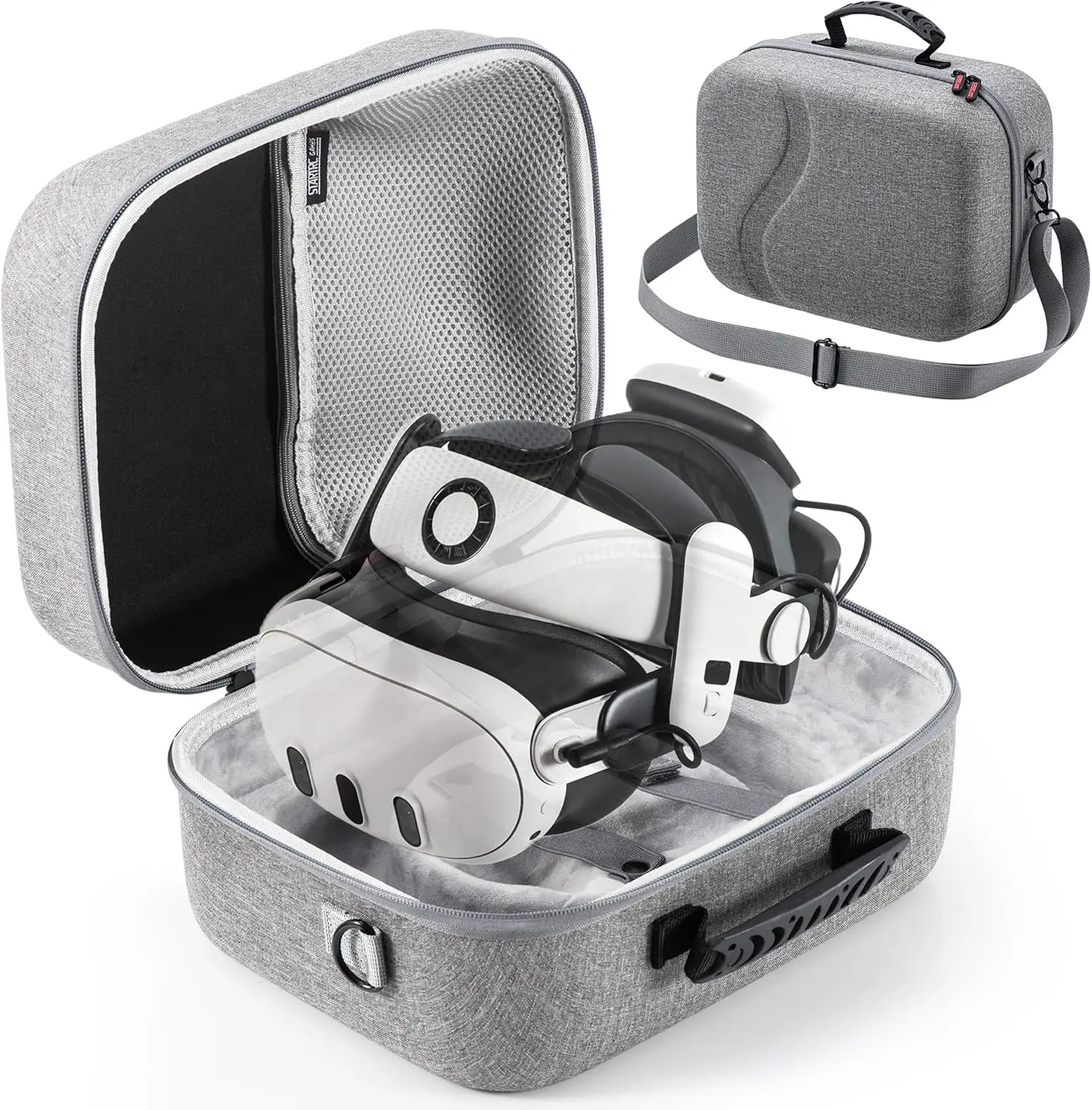Carrying Case for Meta Quest 3,Hard Shell Travel Bag with Oculus Quest 3/BOBOVR S3 Pro Battery Head Strap and Other Accessories