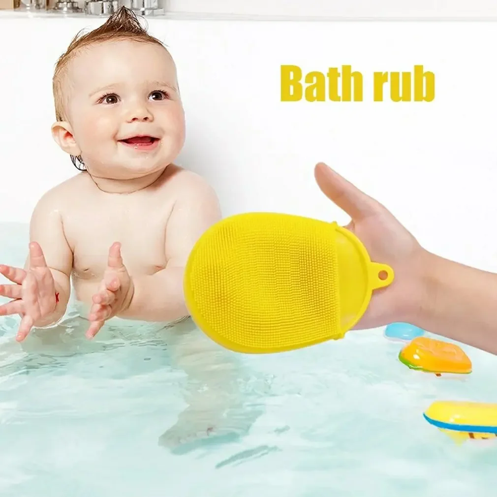 Infant Silicone Bath Massage Brush | Exfoliating Facial Cleansing Brush