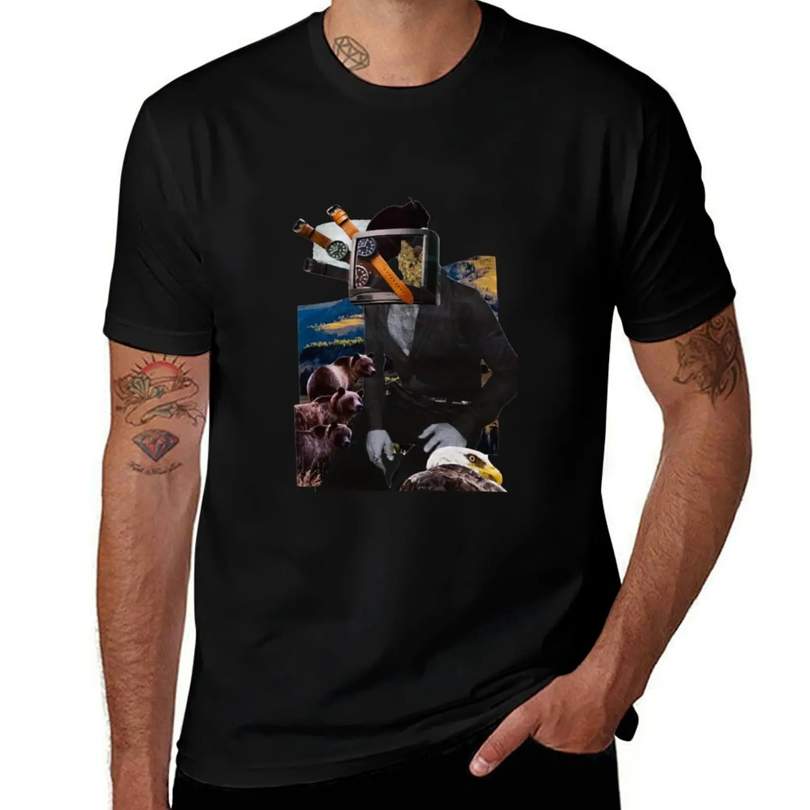 The Manly Man T-Shirt Soft Stretch Short Sleeve Top