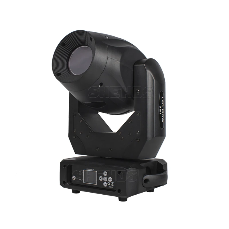 Imagem -03 - Shehds-led Beam Spot Wash Light 3in Moving Head Light para Disco Party Efeito de Luz de Palco Festa de Natal 150w 160w 200w