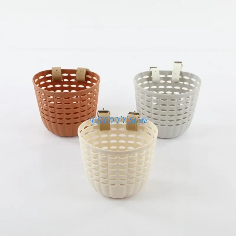 G6DE Kids Bikes Waterproof Cyclings Basket Bikes Front Handlebars Cargo Basket For Childrens
