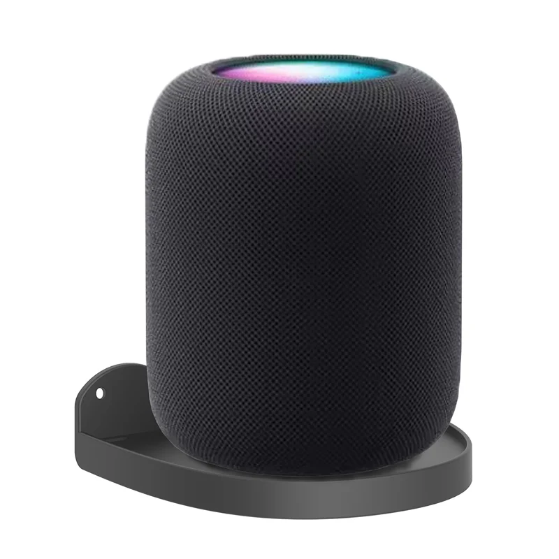 Wall Mounted Audio Support Bluetooth Speaker Holder Sound Box Stand Prevent Falling for HomePod Black