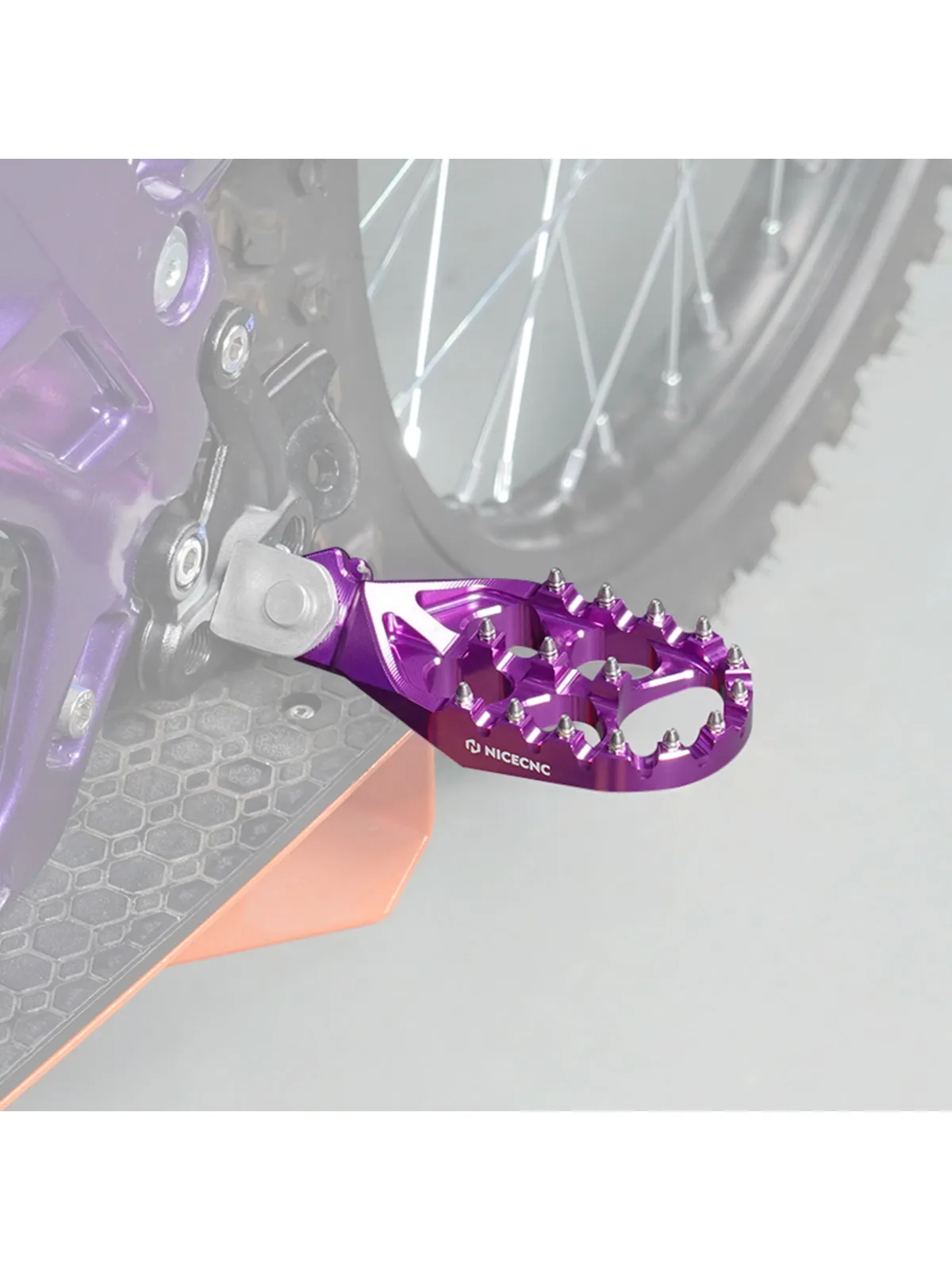 AliExpress NICECNC For Surron Electric Bike Enlarged Foot Peg Footrest Pedal Kit For 2025 2024 2023 Surron Light Bee X S L1E E Ride Pro SS 2.0 3.0