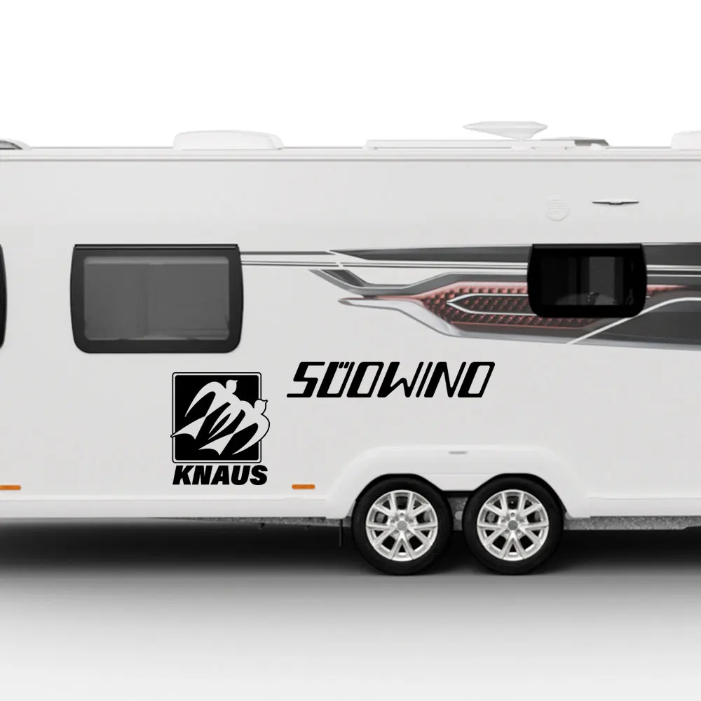 Auto Aufkleber Wohnmobil Horsebox Caravan RV Camper Van Im Freien Grafiken Für Knaus Südwind Dekor Aufkleber Vinyl Auto Zubehör
