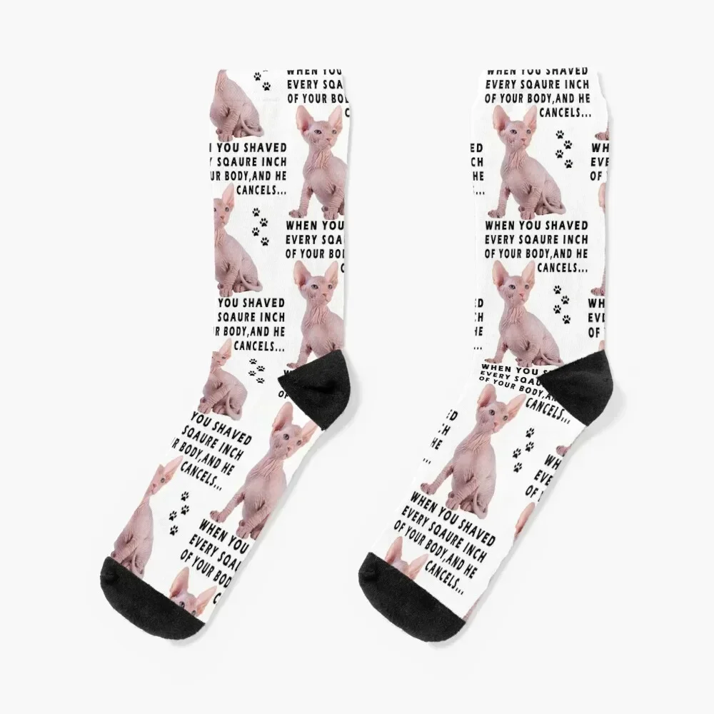 

WHEN YOU SHAVED EVERY SQAURE INCH OF YOUR BODY, AND HE CANCELS Socks aesthetic Heating sock retro Christmas Socks Women Men's