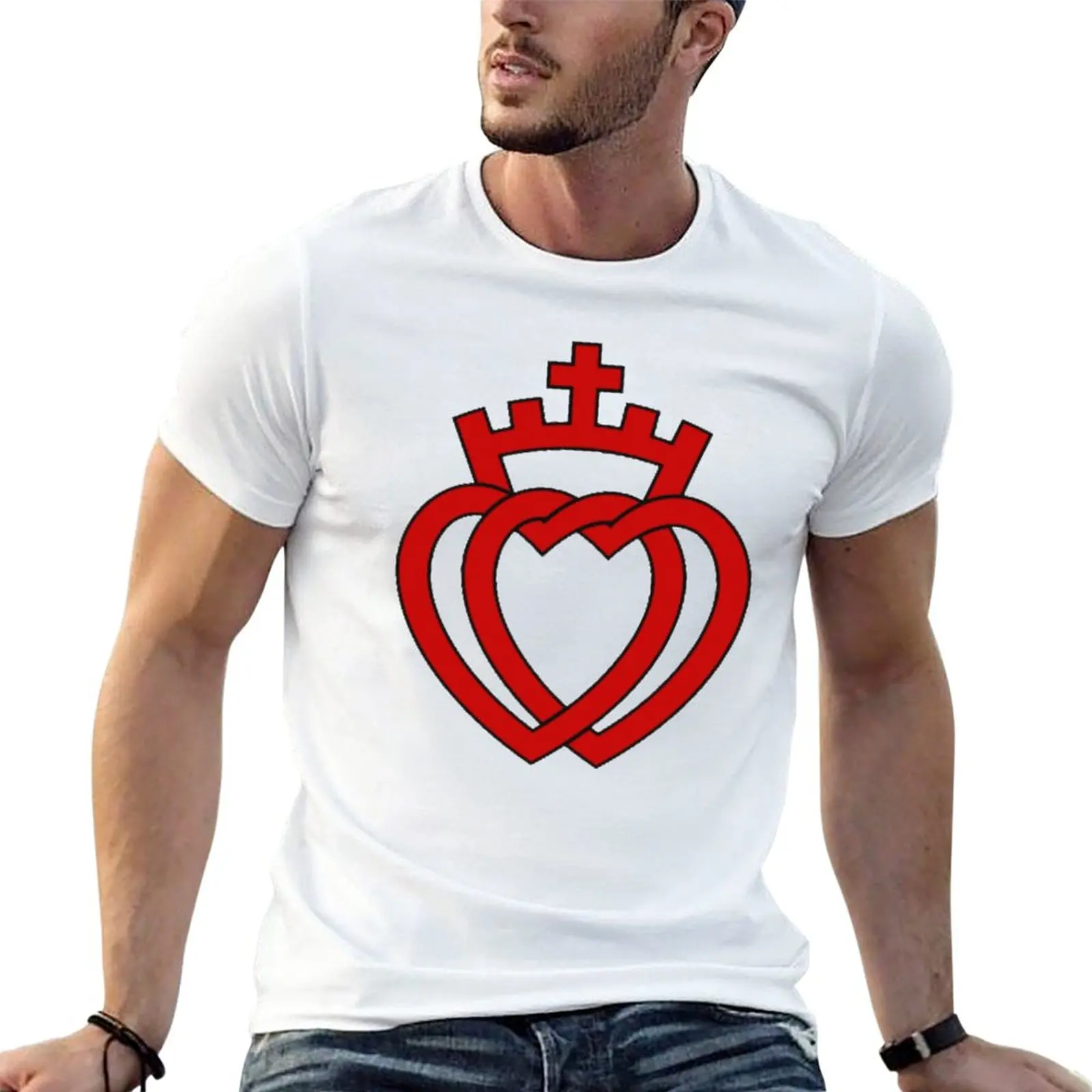 New FSSP, ICK, SSPX, Sacred Heart T-Shirt vintage t shirt kawaii clothes quick drying shirt clothes for men