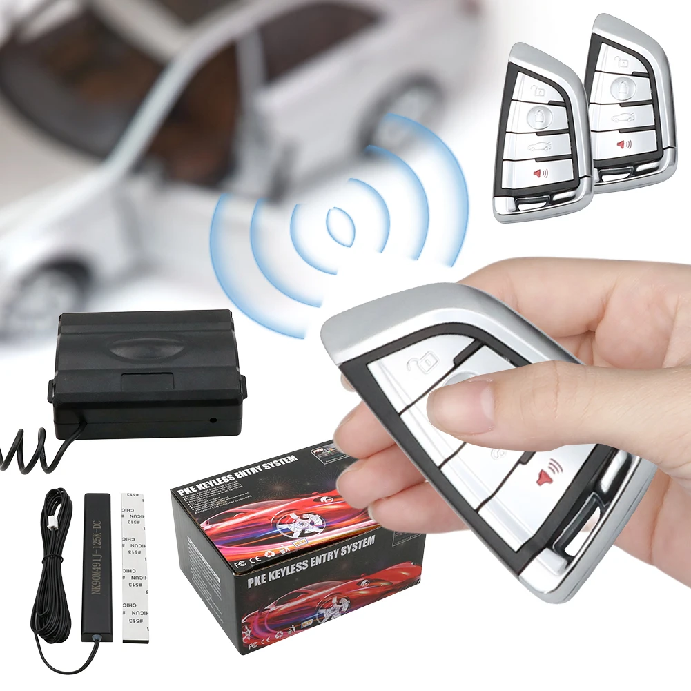 

Система сигнализации запуска двигателя PKE, кнопка дистанционного стартера, остановка автомобиля, система запуска двигателя, комплект зажигания двигателя с дистанционным запуском