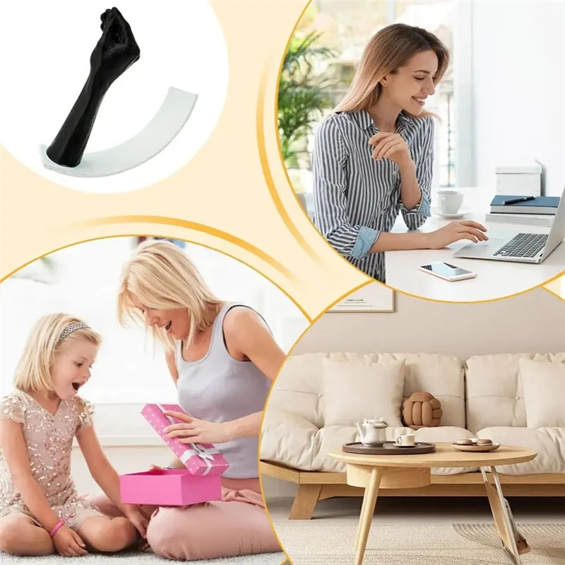 YSUN-مكتب الإيماءات اليدوية الإيطالية ديكور المكتب الممتع وفكرة هدية لرف الطاولة مكتب ديكو #2