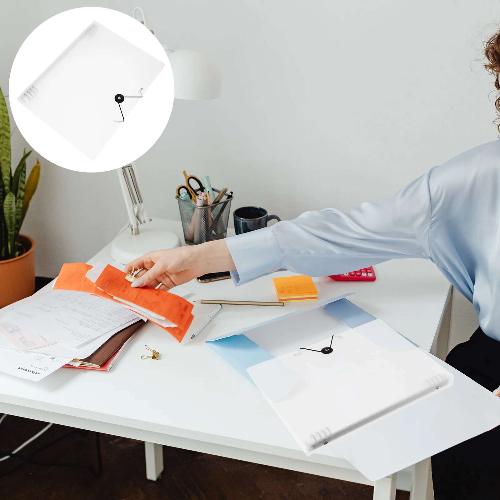 1pc Transparent Binder Abdeckung A4 Leichte Pp Material Tragbare Notebook Shell Für Schule Büro Journal Sammelalbum Dokument