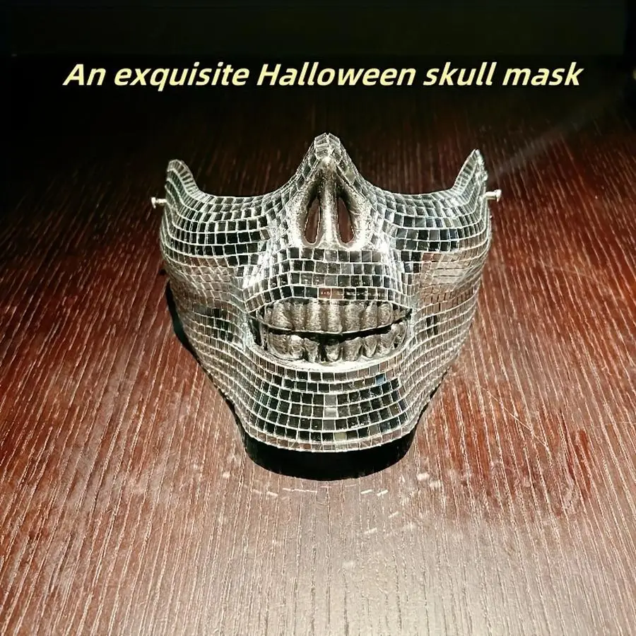 1/5/10/20/50/100pcs Male/Female Gothic Greek/Roman/ Style Skull Mask - Greek Key & Male/Female Design - Mardi Gras, Carnival, Ha