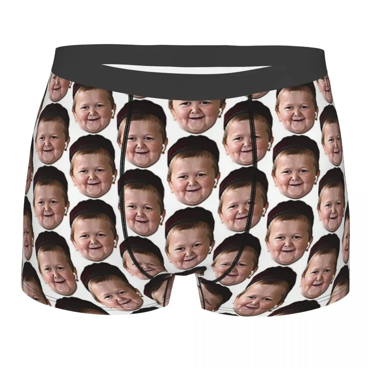 Hasbulla Meme Collage Men Underwear Mini Khabib Blogger Boxer Briefs Shorts Panties Funny Breathable Underpants for Male S-XXL