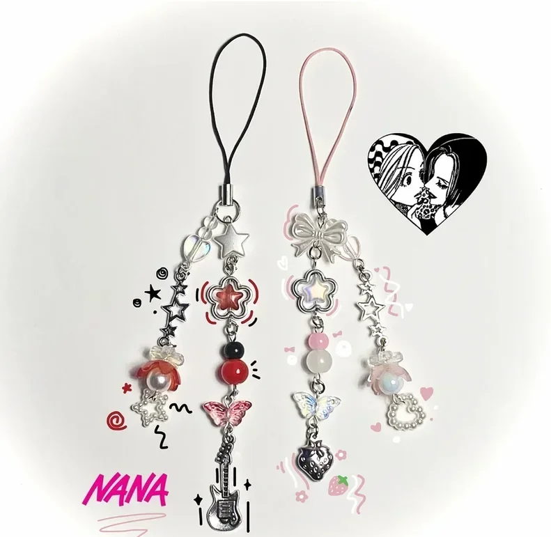 Nana & Hachi inspired matching phone charms