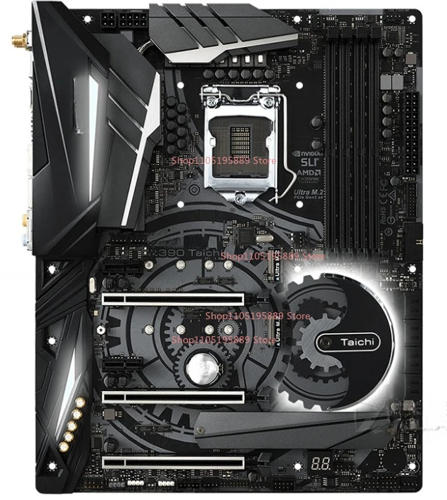 For ASRock Z390 Taichi Main Board 1151 Pins Overclocking Game Big Board