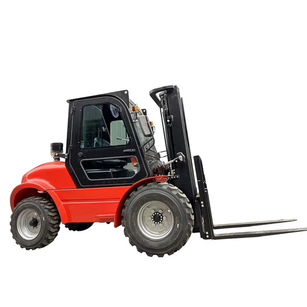 New Style Off Road Forklift 2.5 Tonnes 4X4 Forklift 3.5 Ton 3 Ton All Rough Terrain Forklift Truck for Sale