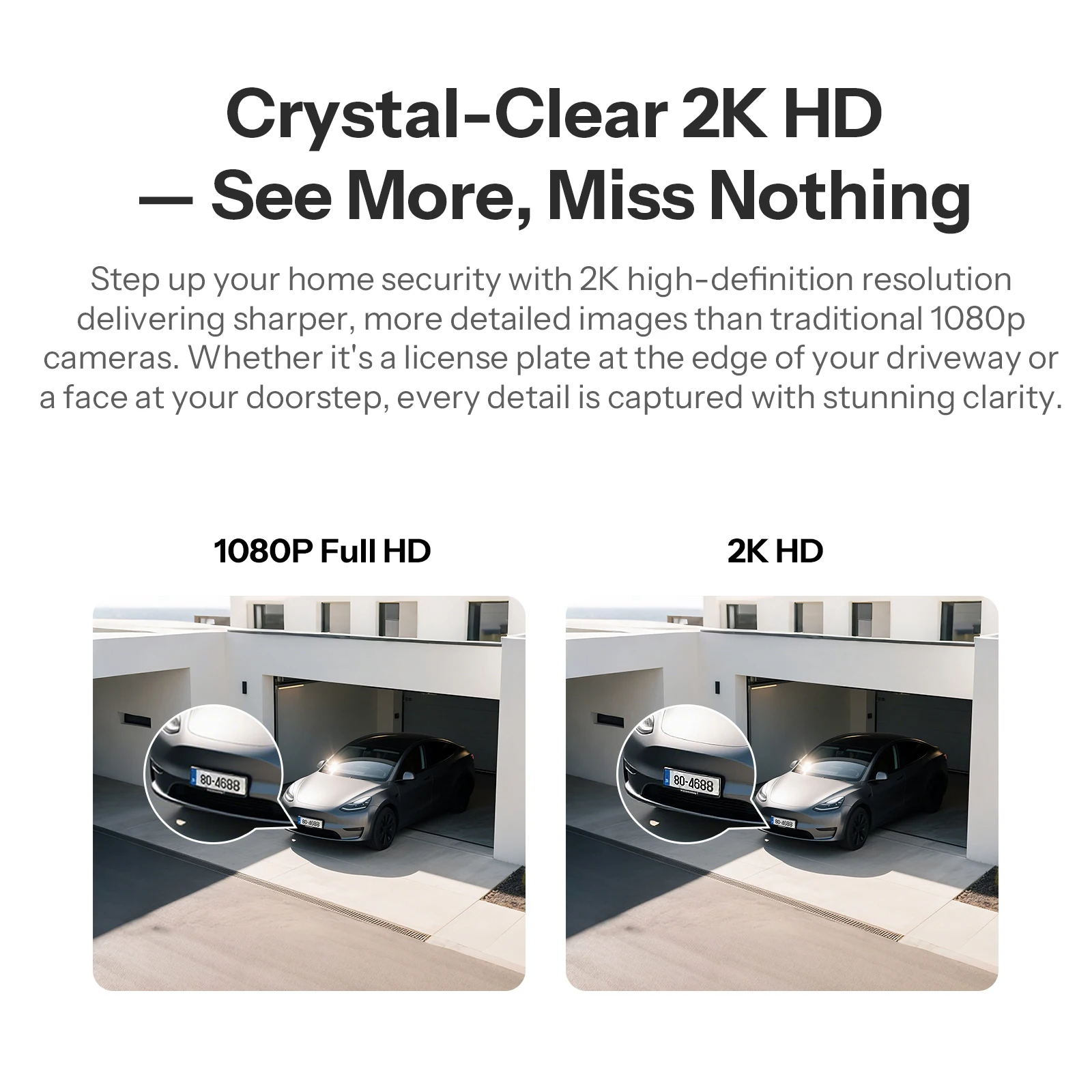 SONOFF CAM-B1P Outdoor Smart Security Camera 2K HD With AI Human Detection IP65 Weatherproof 180° Pan Control Alexa Google Home
