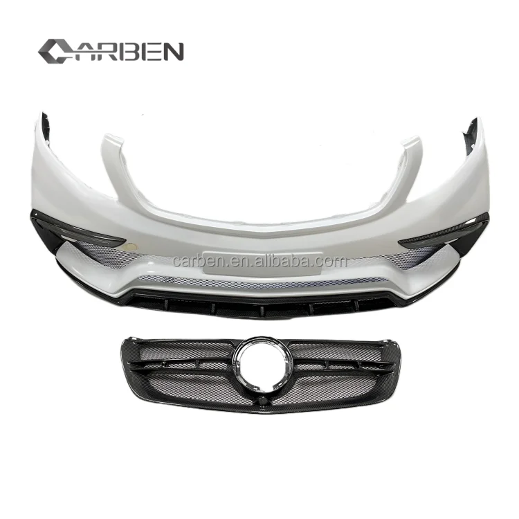 TOP Style Carbon Fiber Front Bumper, Middle Grid, Hood, Bumper Body Kit for Benz  V-Class V260 W447