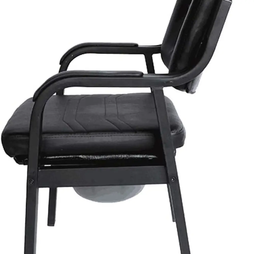 كرسي صوان عالي التحمل من القطيفة لكبار السن، مقعد مرحاض آمن للحمام مع إطار دعم