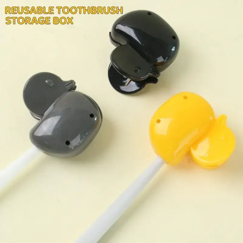 

Portable Toothbrush Head Cover Clips Plastic Dustproof Toothbrush Protector Caps For Travel Hiking Camping Bathroom Accessories