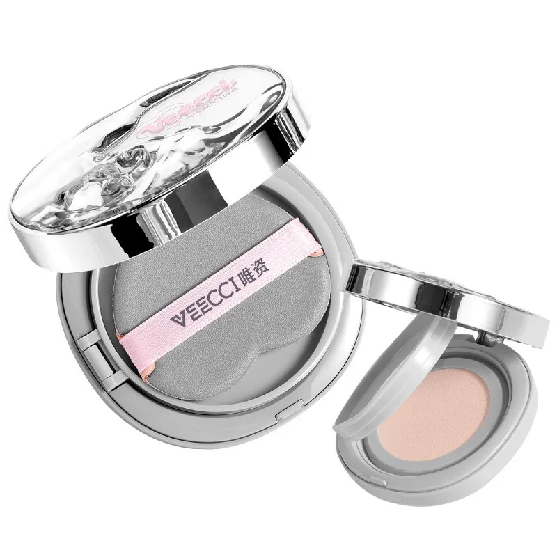 VEECCI-crema hidratante BB CC con cojín de aire, Base de maquillaje facial, brillo hidratante, corrector de larga duración, 10g