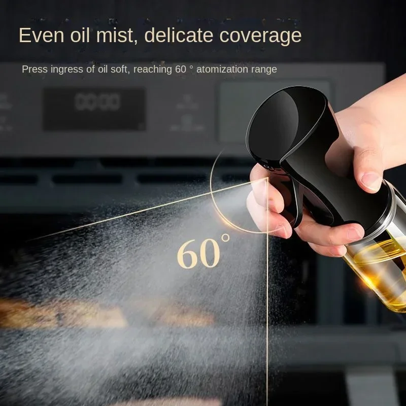 Oil Sprayer Transparent BBQ Cooking Baking Olive Oil Sprayer Eakproof Pump Type Kitchen Oil Bottle Vinegar Tool Portable Kitchen