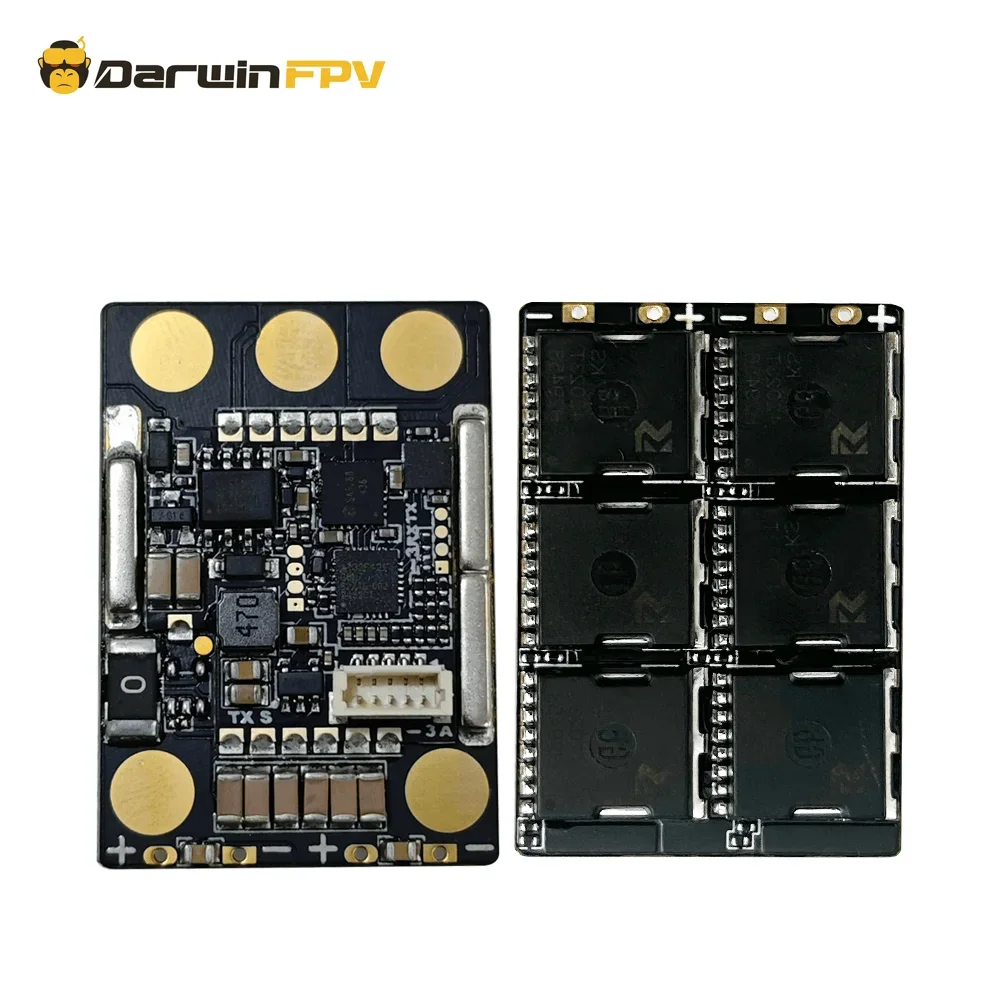 BoMaSDarwinFPV 'Cement' Ultra-Durable BLHeli_32 AM32 80A 12S Waterproof IP67 ESC For RC FPV Car