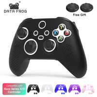 DATA FROG Silicone Soft Shell Protector Sticker Skin For Xbox Series X/S Game Controller Case XS XSX Thumb Stick Grip Cap Cover