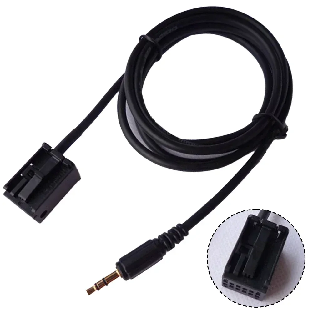 For CD70 NAVI Audio Input Adapter 3.5mm Socket Cable Back Of The Radio Quick Installation Quiet And Strong Wind