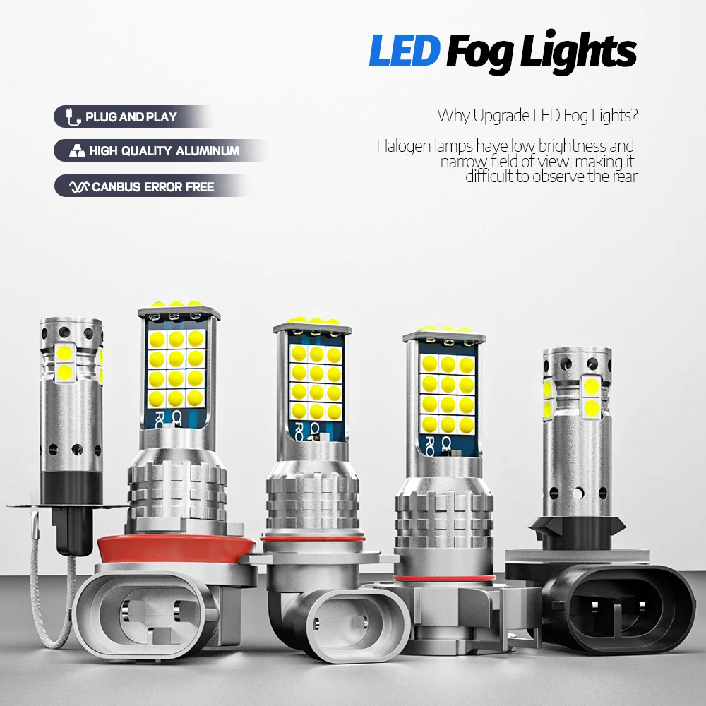 ไฟตัดหมอก LED 2 ชิ้น สำหรับรถยนต์ Mazda 6 GG GH GJ ปี 2002-2018 2005 2006 2007 2008 2009 2010 2011 2012 2013 2014 2015 อุปกรณ์เสริม Canbus