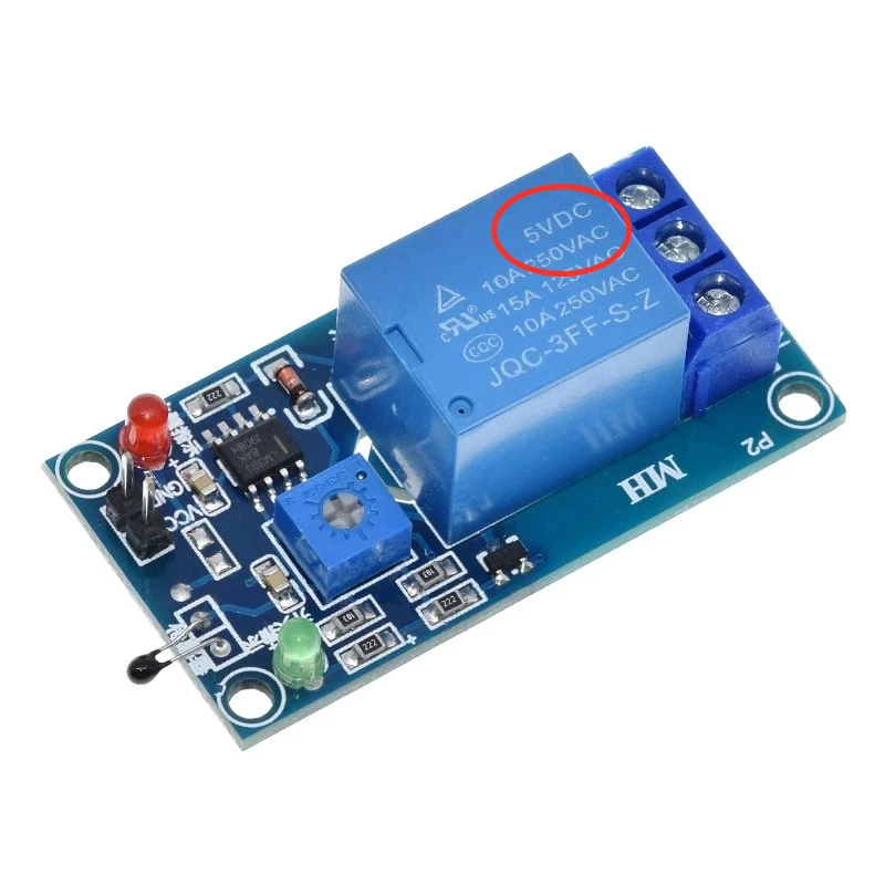 Imagem -02 - Sensor de Temperatura Dois em um Interruptor de Controle de Temperatura Módulo de Detecção de Termistor