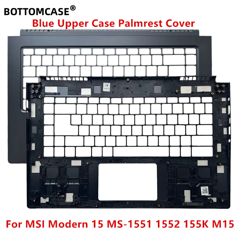 

BOTTOMCASE Original New Original For MSI Modern 15 MS-1551 1552 155K M15 Laptop Upper Case Palmrest Cover Light Blue 552c813