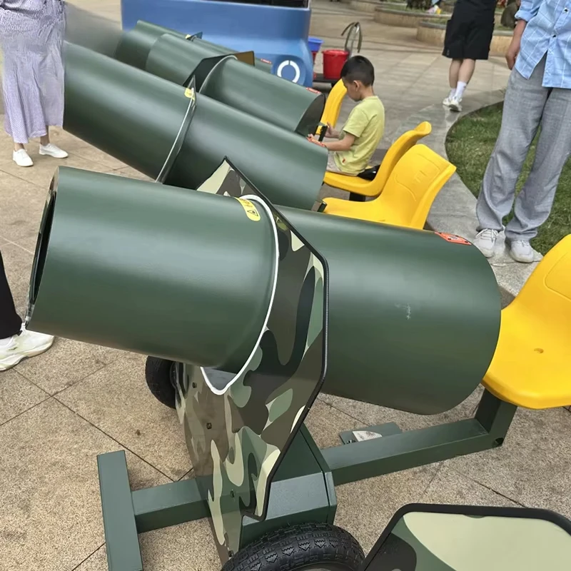

JD remote control children's air cannon sharing smoke ring amusement machine for shopping mall plaza profit park facilities