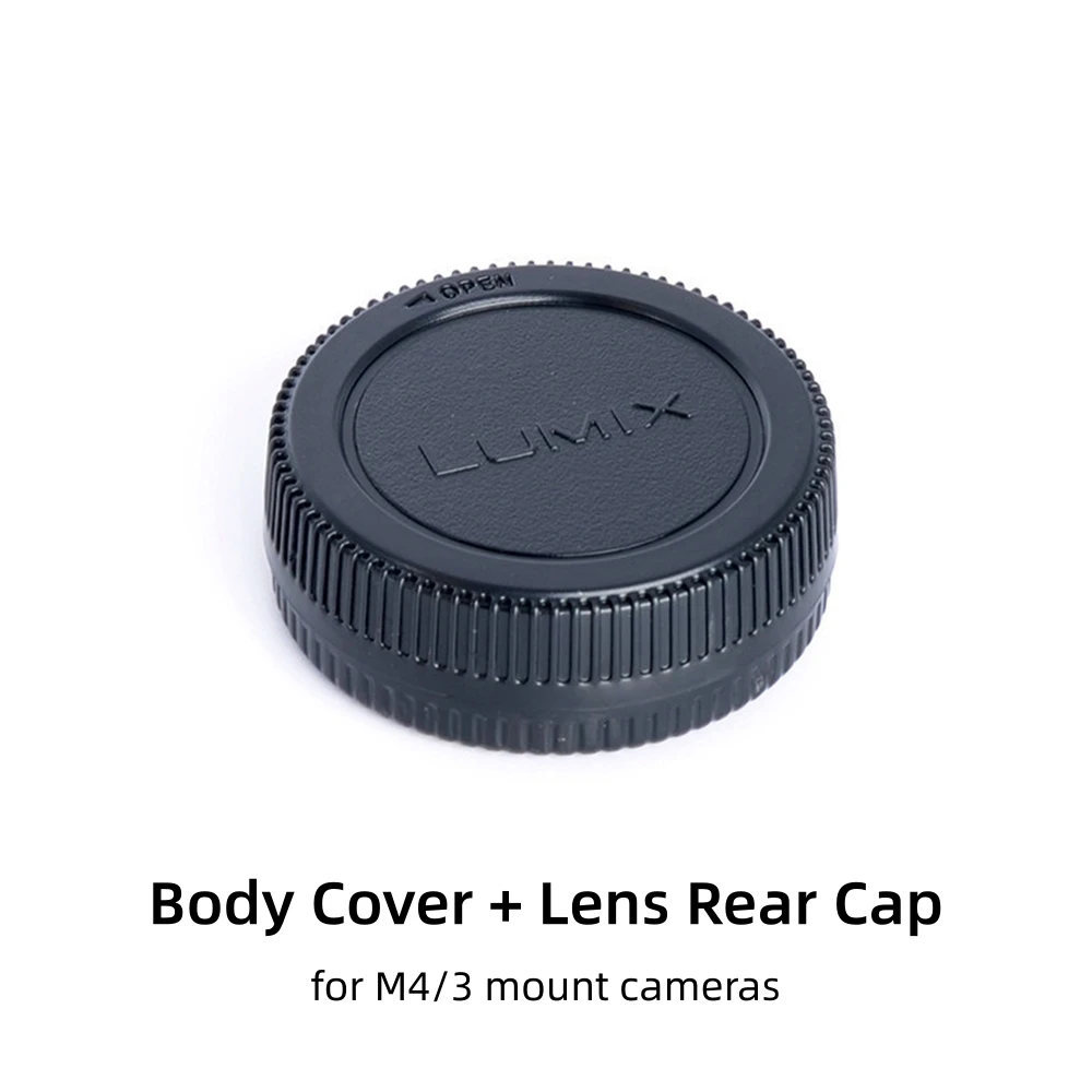 Tapa de Cuerpo de Cámara y Cubierta Trasera de Lente para Olympus EM10 Panasonic Lumix GH7 GH6 GH5 GH5S GH4 G9II G9 G85 G95 GX9 GX85 M43 Accesorios