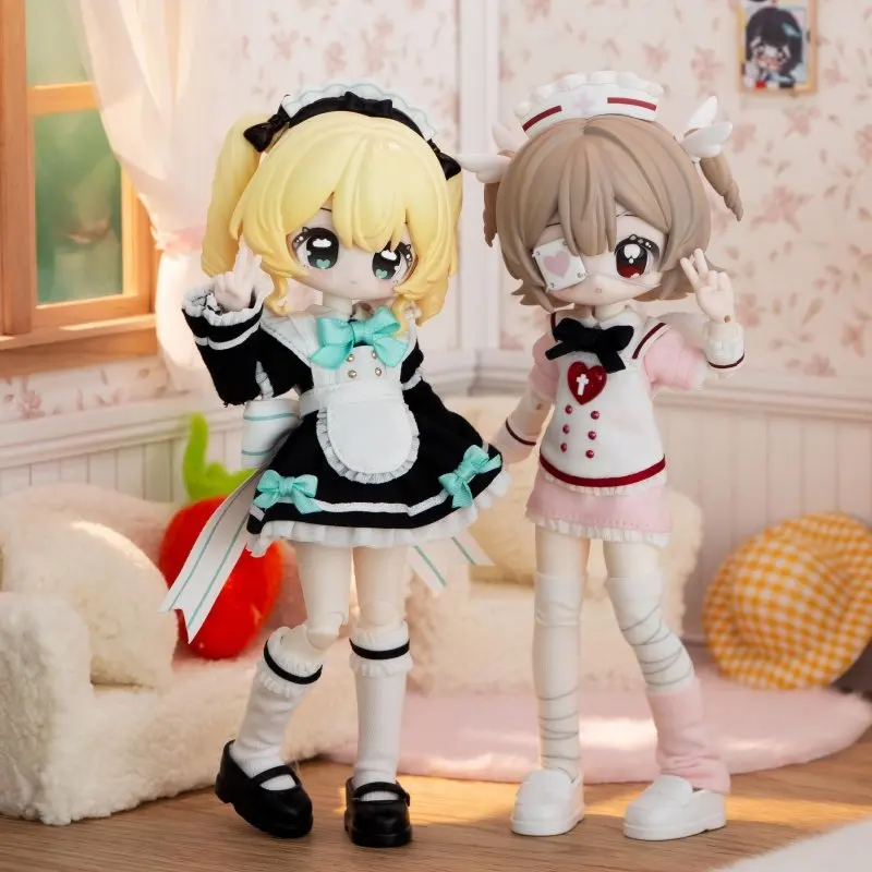 

Genuine 1/12 Bjd Little Key Setting Collection Series Blind Box Cute Girl Action Figure Desktop Ornament Decoration Toy Gift